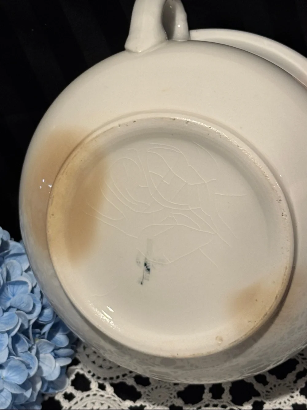 Chamber Pot by Homer Laughlin White Ceramic
